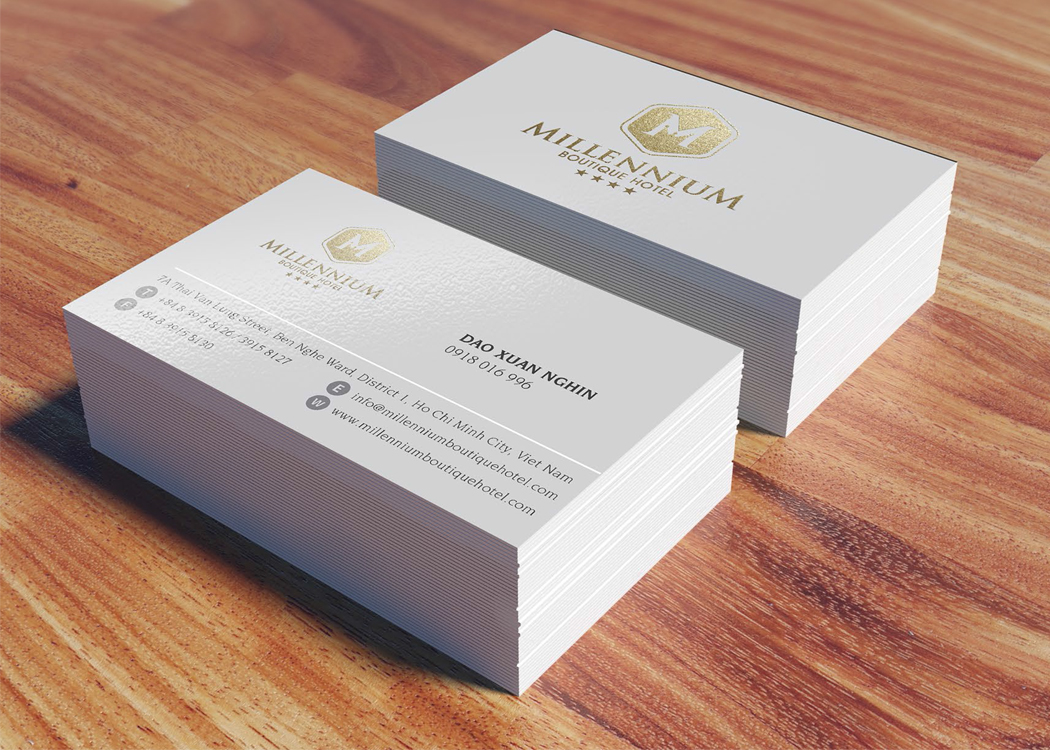 MILLENIUM - Thiết kế nhận diện thương hiệu khách sạn 4 sao Millenium Boutique Hotel